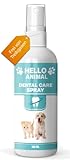 NEU: HelloAnimal® DENTAL Spray für Hunde und Katzen – Zahnsteinentferner auch für Zwischenräume - Zahnreinigung und Zahnpflege – Dentalspray für Mundgeruch