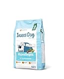 Green Petfood InsectDog Hypoallergen (1 x 10 kg), getreidefreies, hypoallergenes Trockenfutter für ausgewachsene, empfindliche Hunde, mit Insektenprotein, Futter für allergische Hunde, 1er Pack