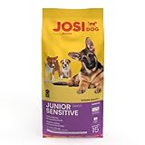 JosiDog Junior Sensitive (1 x 15 kg) Welpenfutter für empfindliche Hunde | Premium Trockenfutter für wachsende Hunde | Powered by JOSERA | 1er Pack