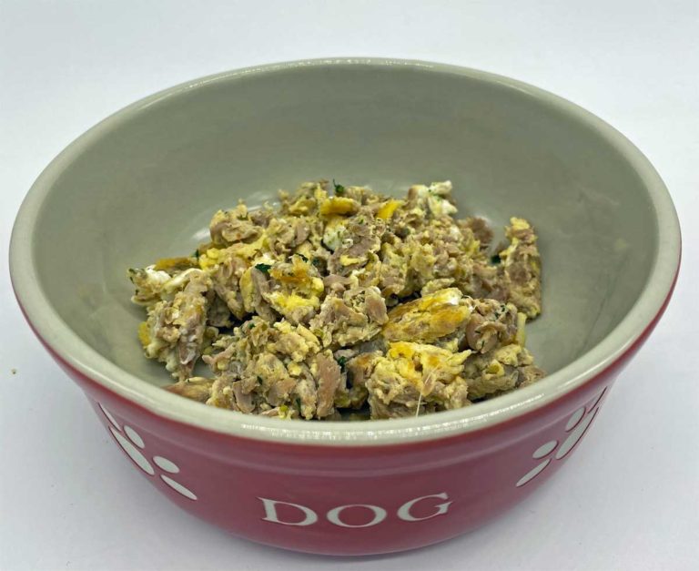 Rezept für Rührei mit Thunfisch Heyhund Für beide Enden der Leine